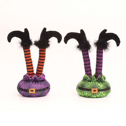 Halloween Decoration Witch Legs Spooky Party Props Crafts Supplies Leg Ornament