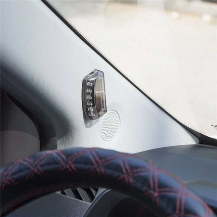 Solar LED Fake Dummy Alarm Light Car Anti-Theft Security Flashing Warning Light