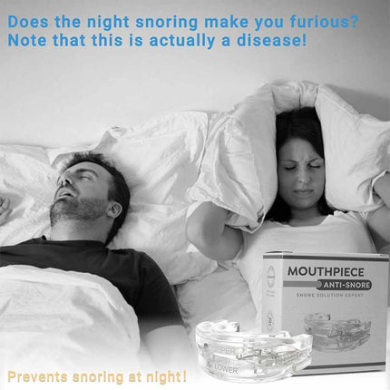 Anti snore device anti snoring solution mouthpiece