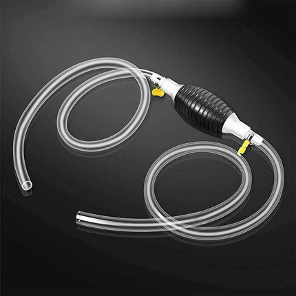 1M Car Manual Water Oil Liquid Petrol Fuel Transfer Pump Siphon-Pipe Hose too