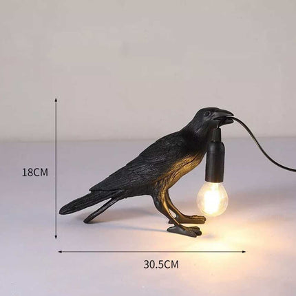 Resin Lucky Bird Wall-Lamp Table Lamp Night Light Bedside Table LED Decor