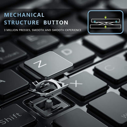 Portable Folding Wireless Bluetooth Keyboard for Tablet Laptops and Smartphones
