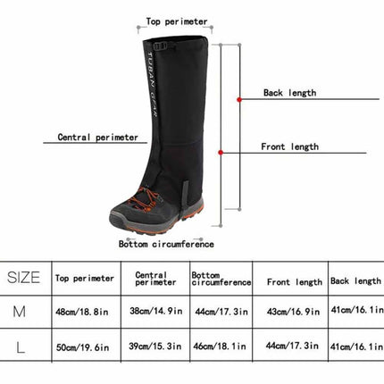 Snow/Water/Sand Proof Anti Bite Snake Guard Leg Protecte Gaiters Cover Outdoor Waterproof Hiking Boots