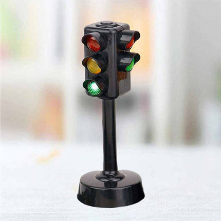 Early Learning Simulation Street Model Kids Gift Traffic Sign Light Toy