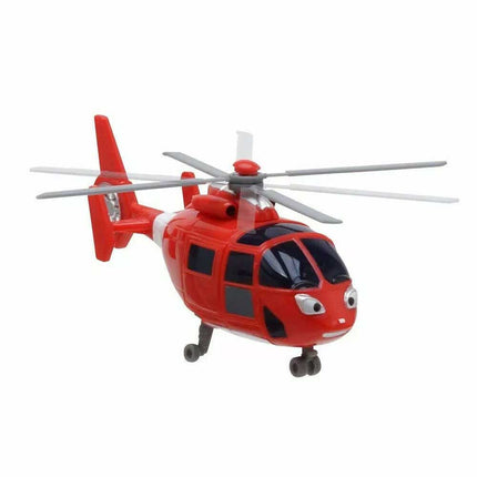 Children's Helicopter Bus Wind-Up Cars Mini Set of 4 - Fun and Colorful Toy Vehicles for Kids