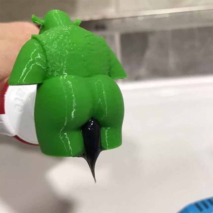 Toothpaste Cap Shrek Pooping Toothpaste Topper Cover Top Dispenser Squeezer