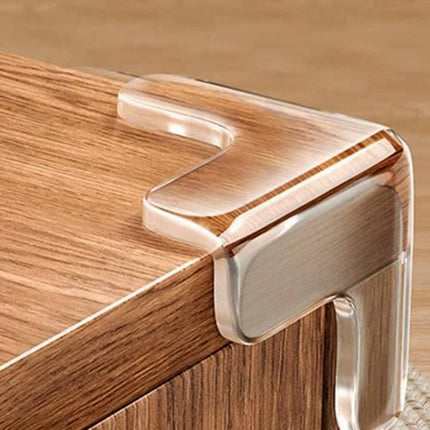10Pcs Clear Rubber Furniture Corner Guards Table Edge Baby Safety Protectors