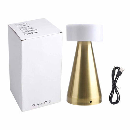 Touch Led Table Lamp Rechargeable Desk Lamp Night Light For Restaurant Hotel Bar