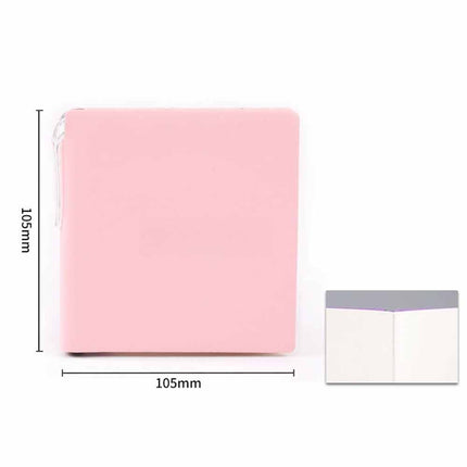 2Pcs Mini Portable Notebook with Pen, Random Color Pocket Notepad Stationery Gift for School Office Party