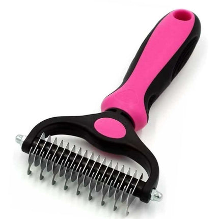 Professional Pet Dog Cat Comb Brush Dematting Undercoat Grooming Comb Rake Tool