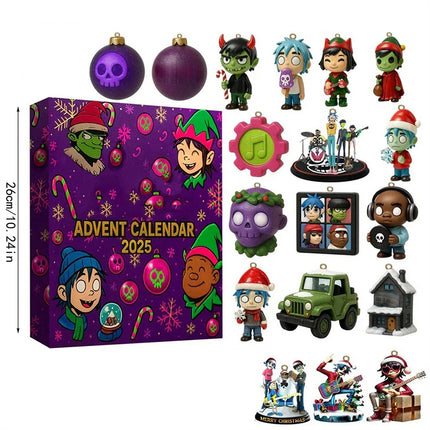 2025 Pendant Toy Advent Calendar - 24 Day Christmas Countdown Xmas Gift