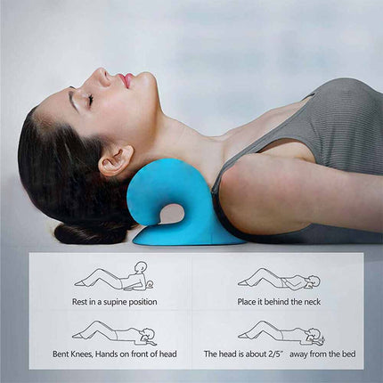 Neck Traction Pillow Original Cloud Shape Neck Stretcher Cervical Pain Relief