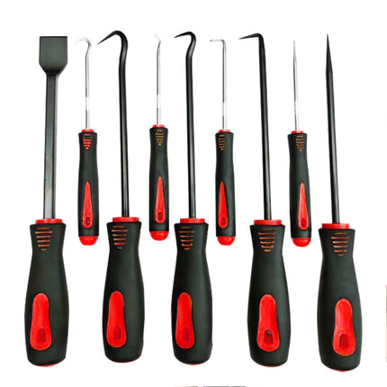 9-Piece Scraper Hook and Pick Tool Set – O-Ring, Seal and Gasket Removal Kit with Mini Hooks and Picks