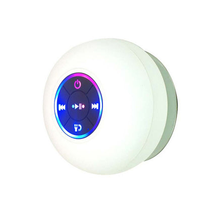 Waterproof Portable LED Wireless Bluetooth Speaker for Shower Bathroom Subwoofer