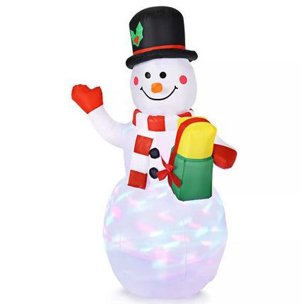 5ft Christmas Inflatable Snowman Decoration Xmas LED Light Up Outdoor Yard