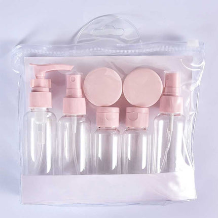 7 PCs Travel Cosmetic Dispenser Spray Bottle Cosmetic Kit For Tour Refillable