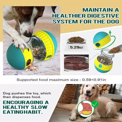Pet Dog Puzzle Toy Food Dispenser Puppy Tough-Treat Ball Interactive Play Toys