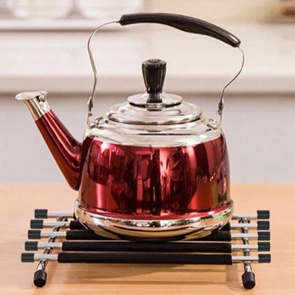 Stainless Steel Kitchen Trivet - Heat-Resistant Worktop Saver for Hot Pots & Pans