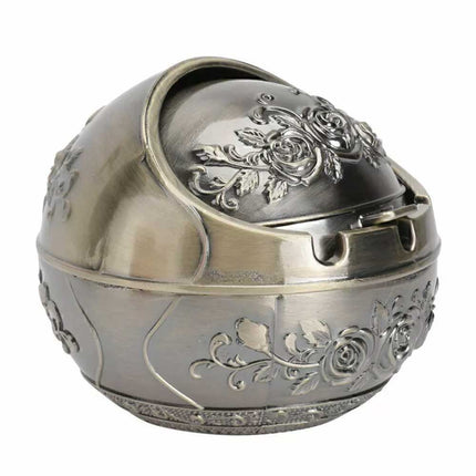 Cigarette smoking for ashtray holder with decorative lid ashtray 8CM