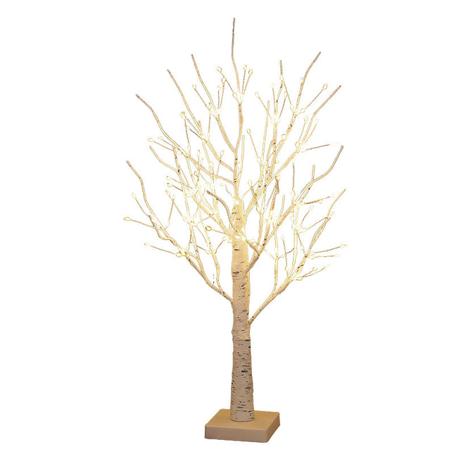 60CM144 LED Twig Birch Table Tree Light Up Branch Light Desktop Dinner Lamp Warm