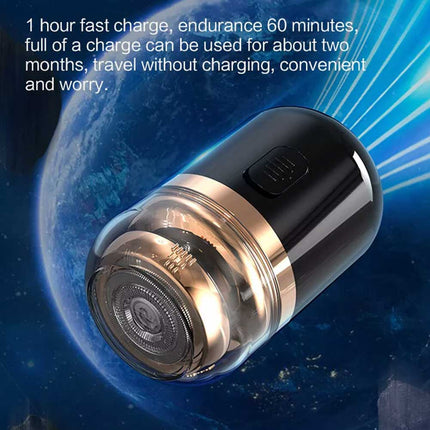 2 in 1 Mini Electric Shaver Portable Men Razor Nose Beard Clipper USB Trimmer