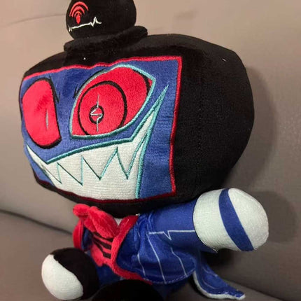 25cm Blue Robot Plush Toy - Quirky Styled Soft Doll