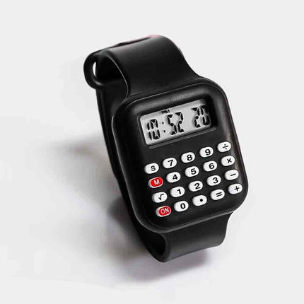 2026 New Watch with Calculator Rubber Strap Wristwatch for Girls Students