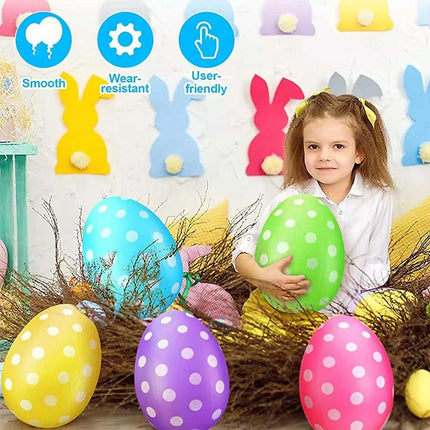 1x RandomColor  Inflatable Easter Egg & Pump Easter Inflatables Outdoor Decor