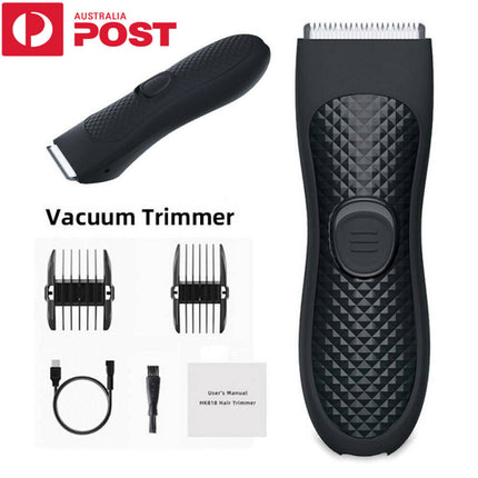 Waterproof Men’s Body Groomer Shaver, Electric Hair Trimmer for Intimate & Body Grooming