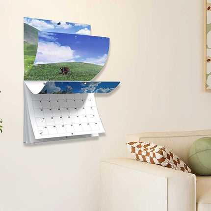 2026 Funny Dog Pooping Wall Calendar, Hilarious Canine Pooping Scenes in Beautiful Places
