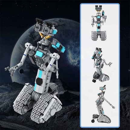 368‑Piece Sci‑Fi Tracked Robot Model Building Blocks Set, Kids DIY Construction Toy