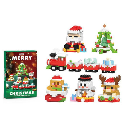 6 creative Christmas DIY building block pendants that can be pieced together for holiday decoration