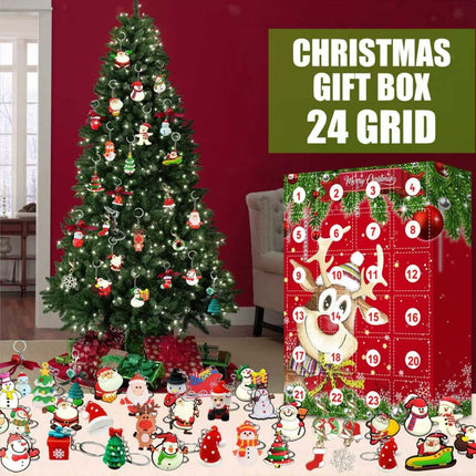 Advent Calendar Kids Christmas Calendar with Hanging Toys 24pcs