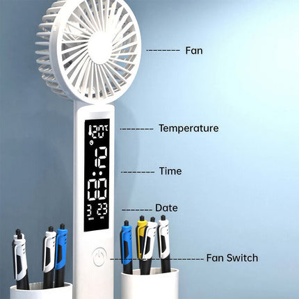 4 IN 1 LED Desk Lamp with Fan Dimmable Reading Lamp Reading Table Night Light