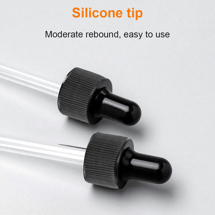 5-100ML Amber Glass Liquid Dropper Reagent Eye Pipette Essential Oils Bottle AU