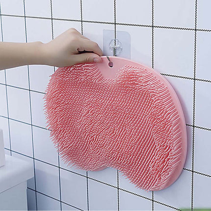 Foot Back Body Scrubber Massager Pad Shower Bath Exfoliating Brush Cleaning Mat