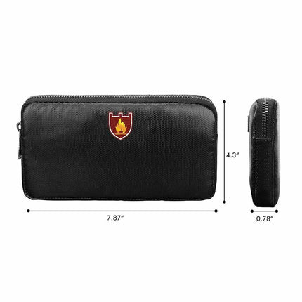 Fireproof/ Waterproof Document Bag File Money Safe-Box Secret File Protect Pouch