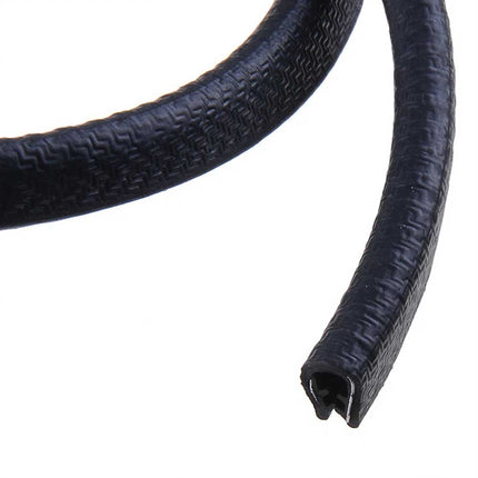 5M U-Shaped Black Rubber Car Door & Boot Edge Protector Strip – Trim Guard Seal
