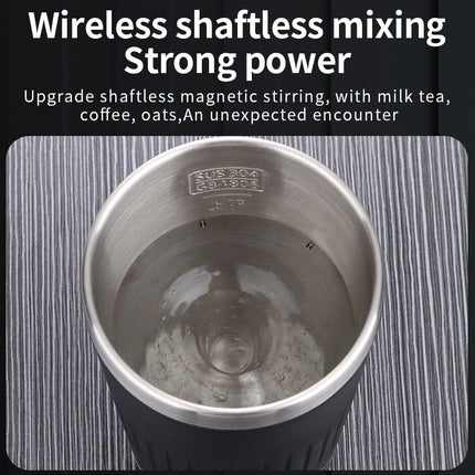 400ml Self-Stirring Electric Mug: Auto-Mixing for Coffee, Milk Tea, Beer & More