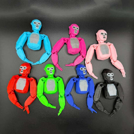 Gorilla Tag VR game toy - Made in UK - Flexi / Articulated / Flexy (4.9 inch)