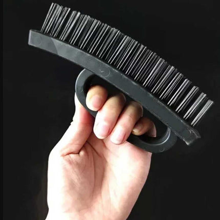 1 Piece D-Handle Hand Wire Brush – For BBQ, Rust, Metal & Paint Cleaning/Removal
