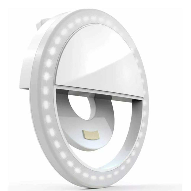 Selfie LED Light Ring Flash Clip Rechargeable Camera For Phone & iPhone Tablets