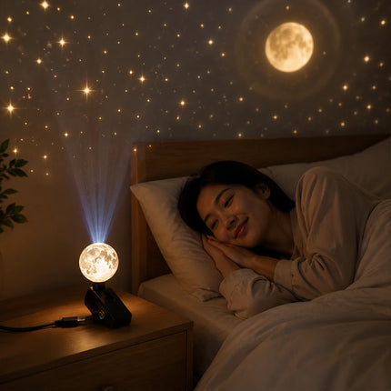 Plug‑and‑Play HD Holiday Projector, USB Powered 360° Rotating Light for Halloween & Christmas