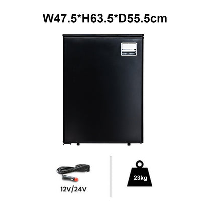 85L large capacity compressor refrigerator, 12V/24V DC suitable for RV/yacht/truck refrigeration and freezing