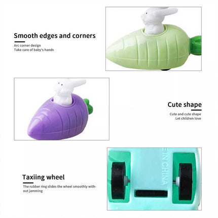 6x Easter Pull Back Cars 6pcs Children's Fun Small Toy Cars Easter Kids Gifts