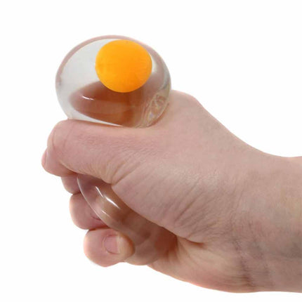 4Pcs Soft Squeeze Vent Egg Toys, Stress Relief Squishy Anti-Anxiety Decompression Balls