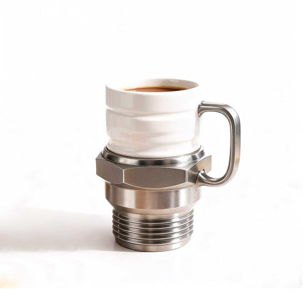 Creative Engine Spark Plug Design Mug – Fun Novelty Coffee Cup