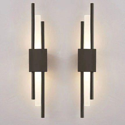 1 Pair Modern LED Wall Lamp Strip Light Living Room Bedroom Lighting Fixture Decors