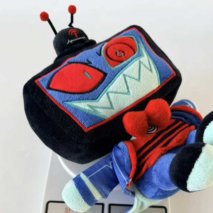25cm Blue Robot Plush Toy - Quirky Styled Soft Doll