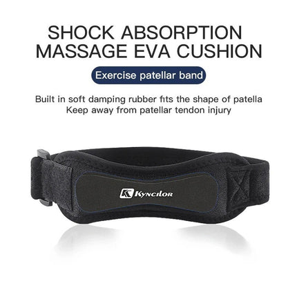 1 PC Patella Tendon Support Strap – Adjustable Compression Knee Brace for Sports